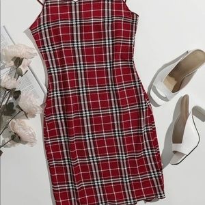 Lettuce Trim Cami Bodycon Dress